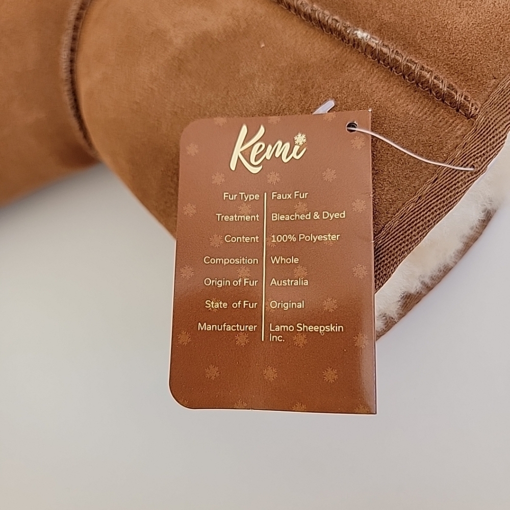 Kemi Women's Classic Bella Short Fashion Winter Boots Genuine suede upper - Picture 7 of 13